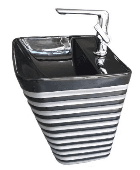 Black Wall Hung Basin