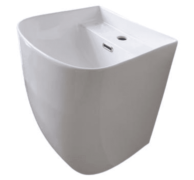 White Wall Hung Basin