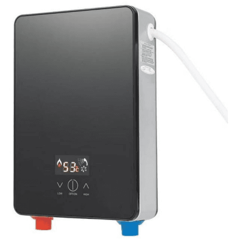 Black 6500W Instant Water Heater