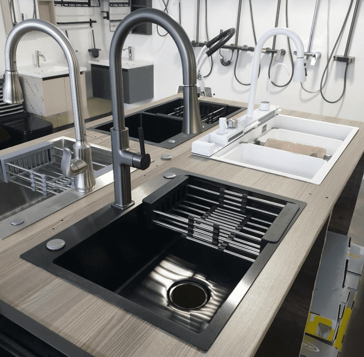 Black SUS 304 Single Sink