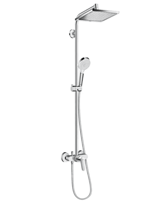 Silver Shower Set